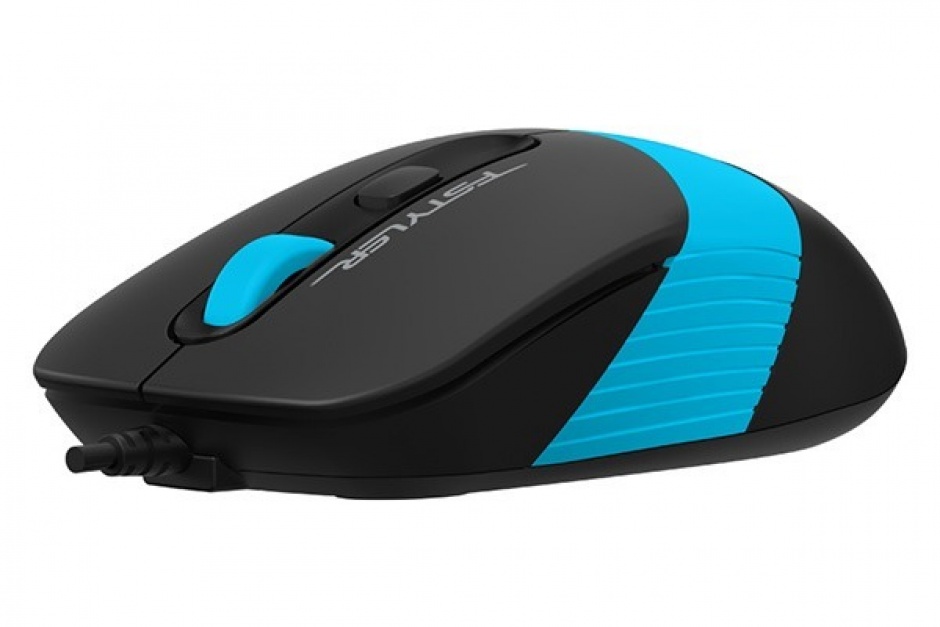 Imagine Mouse USB optic A4Tech Fstyler Negru/Blue, FM10 Blue (include timbru verde 0.1 lei)